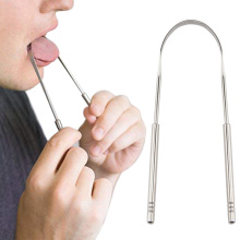 Raspador de língua aço inoxidável de aço oral limpador de escova de limpeza de limpeza de língua revestida de dentes de dentes de dentes de dentes de língua orais Ferramentas de cuidados